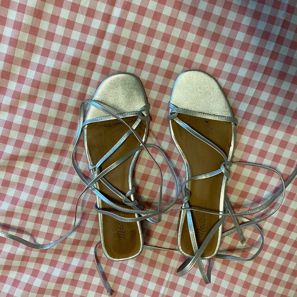 Madewell lace up sandals